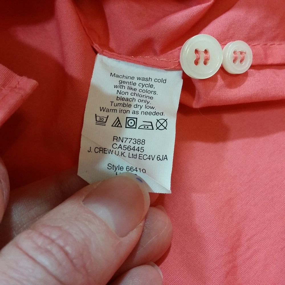 J. Crew Factory Haberdashery button-up (392) - Picture 5 of 6